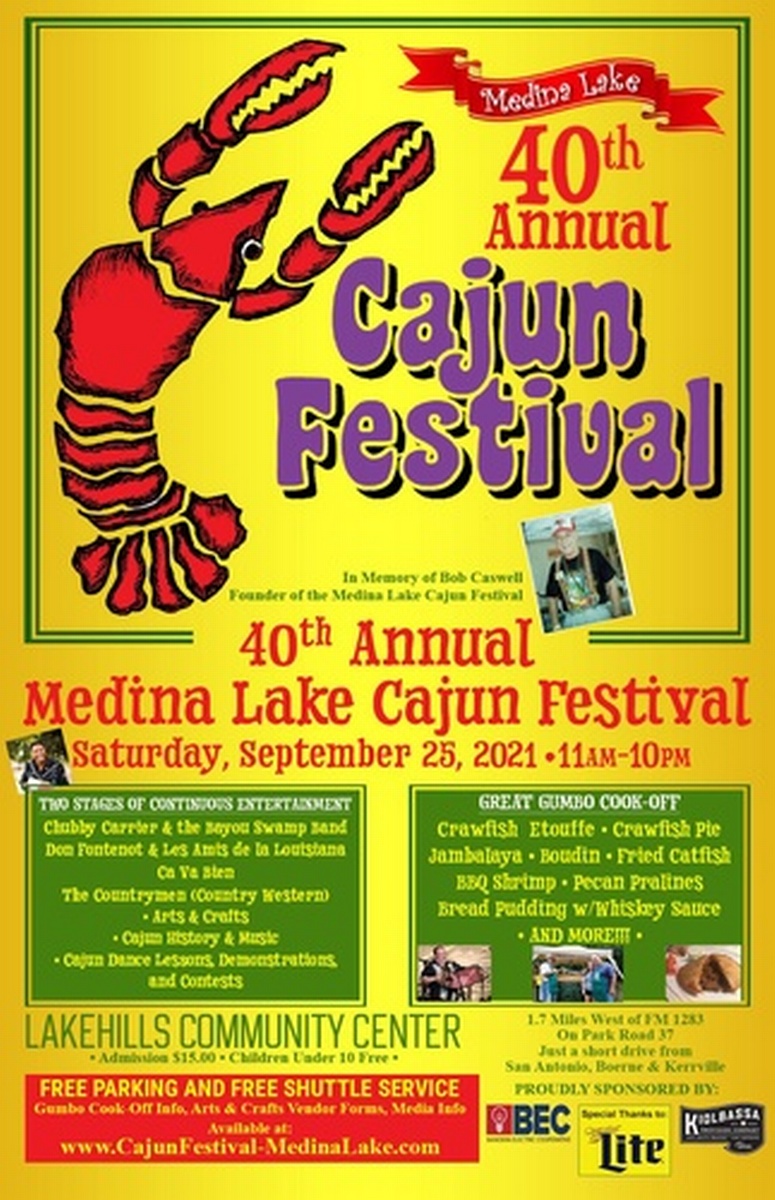 Annual Cajun Festival and Gumbo Cookoff Sep 23, 2023 Bandera County
